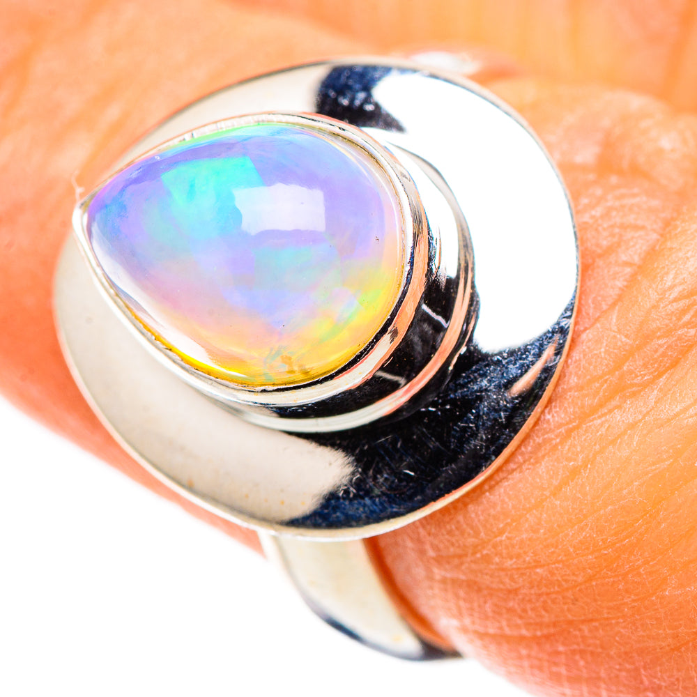 Ethiopian Opal Ring Size 6.5 (925 Sterling Silver) RING136047