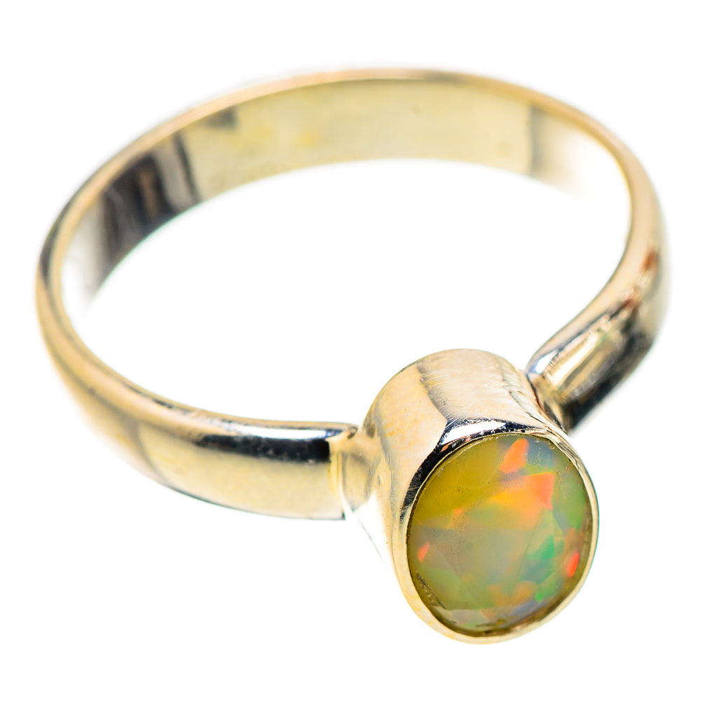 Ethiopian Opal Ring Size 6.5 (925 Sterling Silver) RING135620
