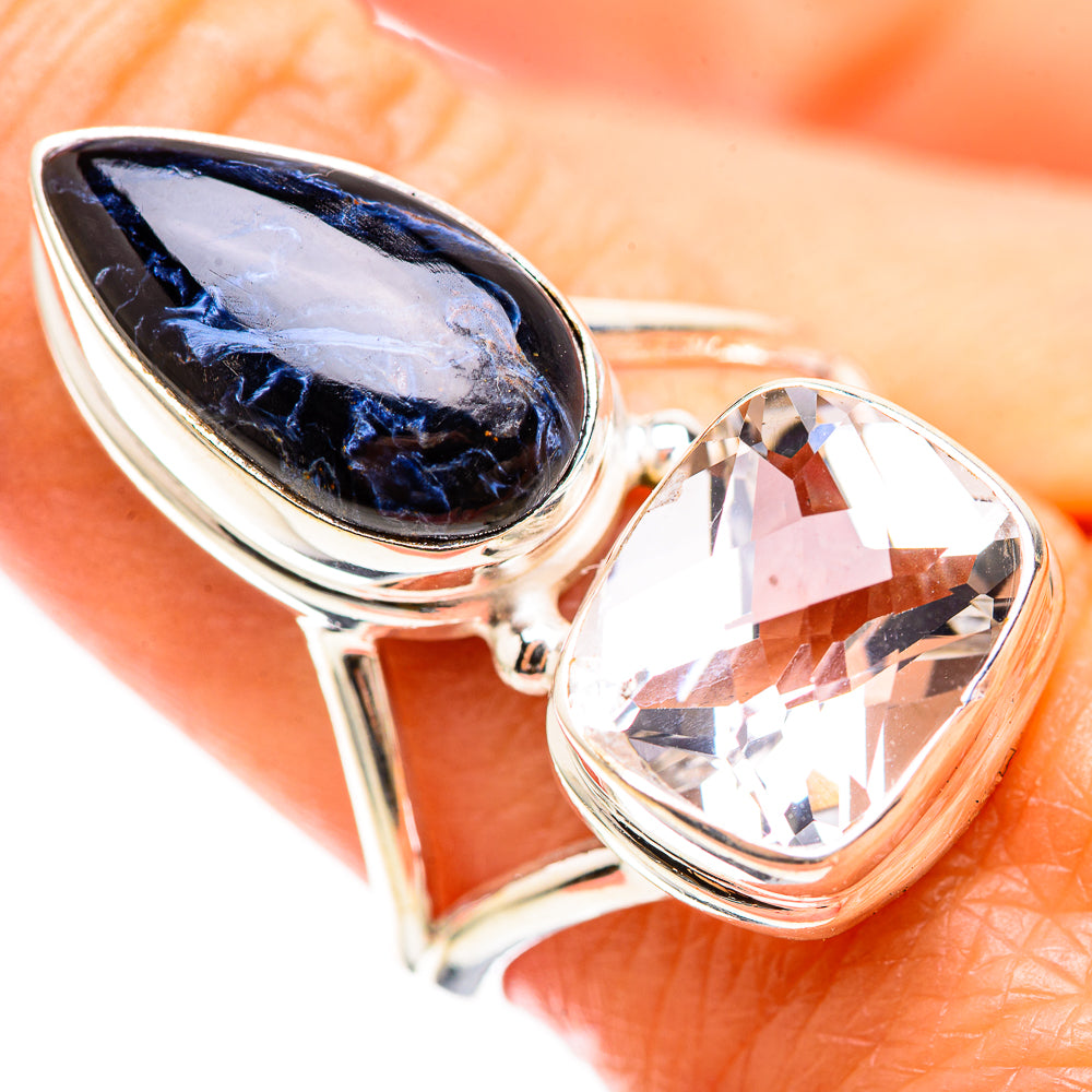 Pietersite, White Quartz Ring Size 9 (925 Sterling Silver) RING136242