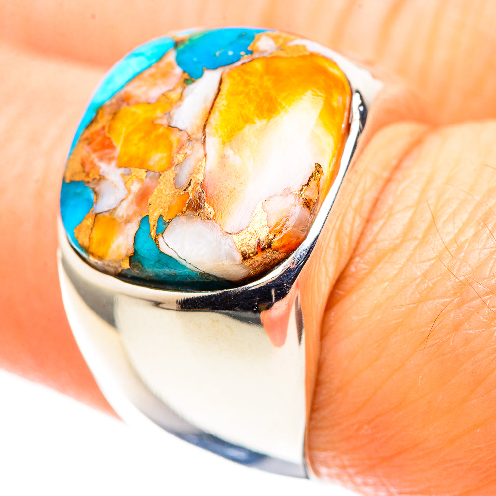 Spiny Oyster Turquoise Ring Size 7 (925 Sterling Silver) RING136849