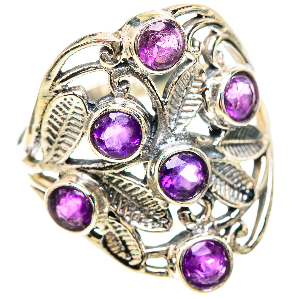 Faceted Amethyst Ring Size 9 (925 Sterling Silver) RING136472