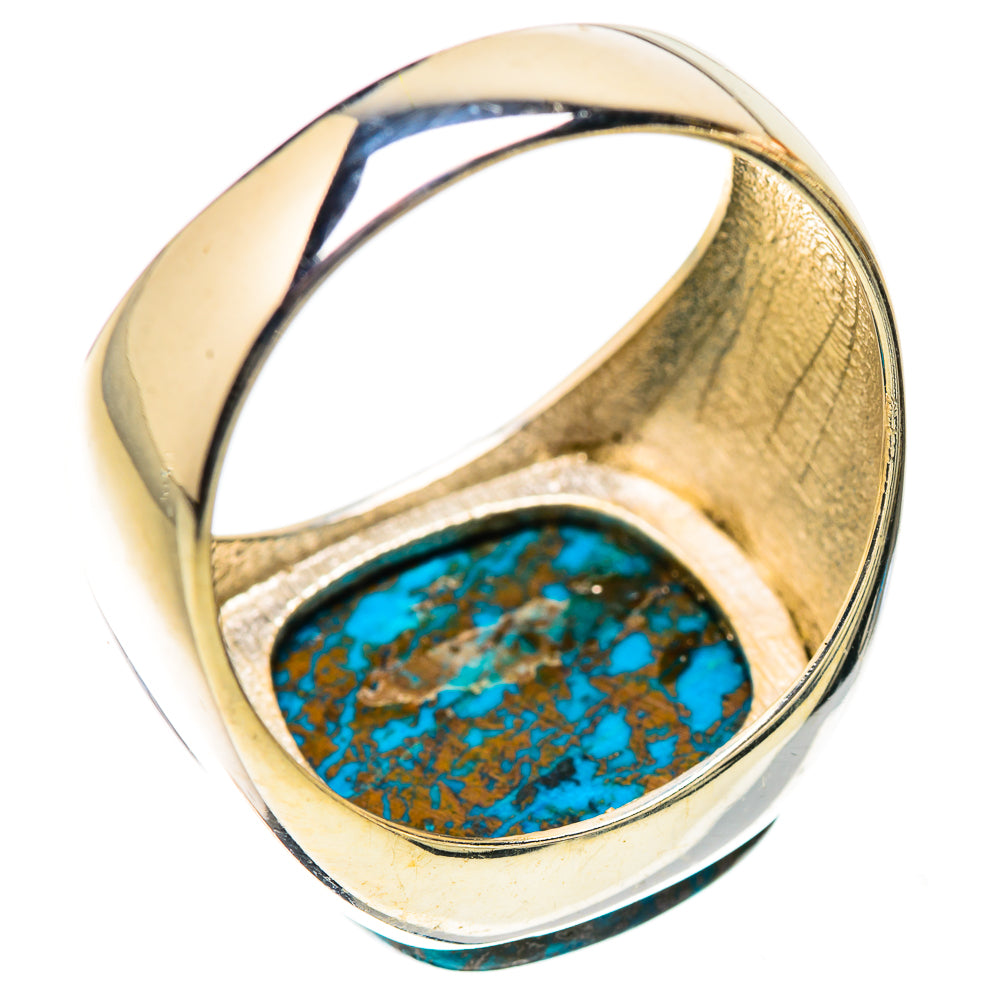 Anasilvercos Shattuckite Ring Size 9.75 (925 Sterling Silver)