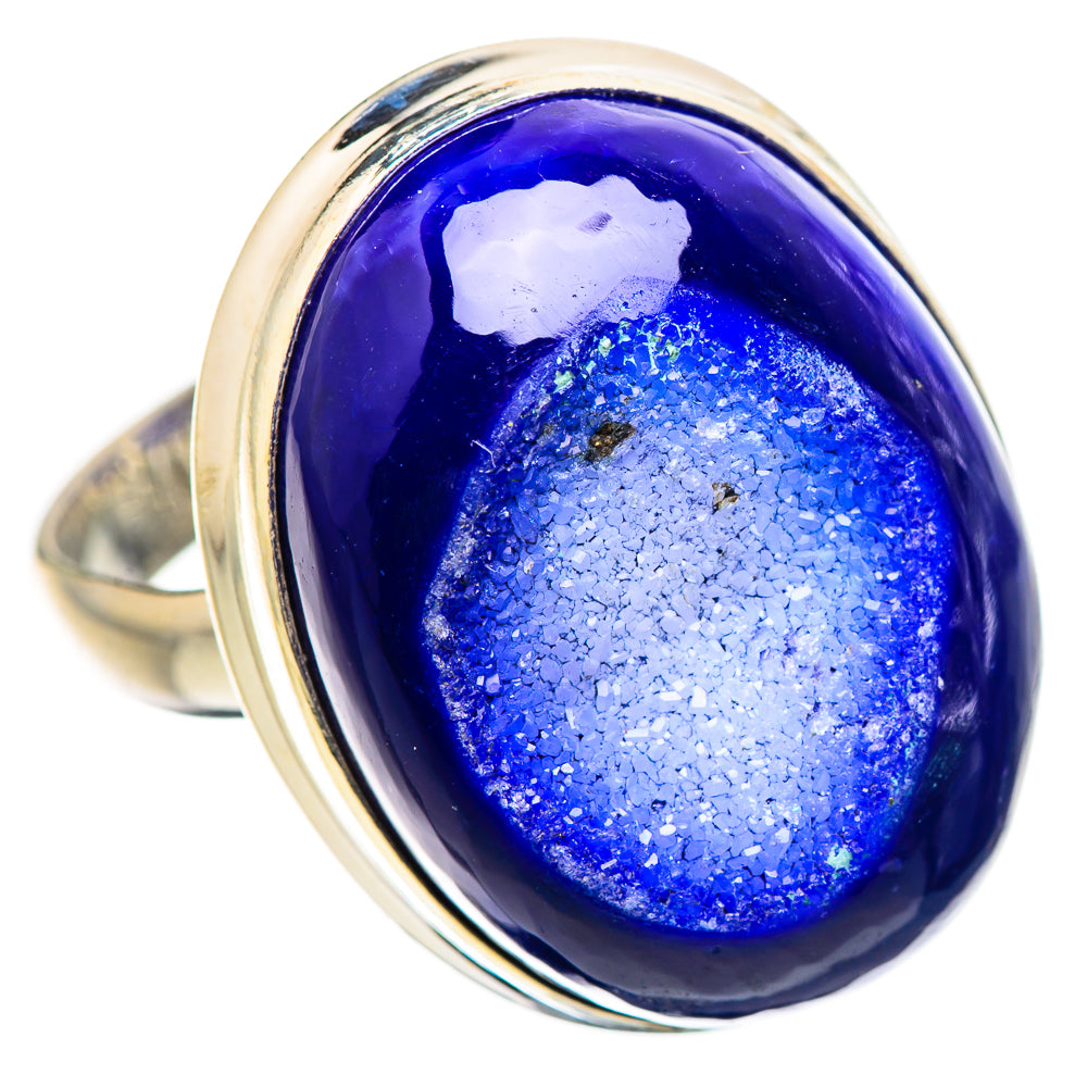 Large Purple Window Druzy Ring Size 11 (925 Sterling Silver) RING135349