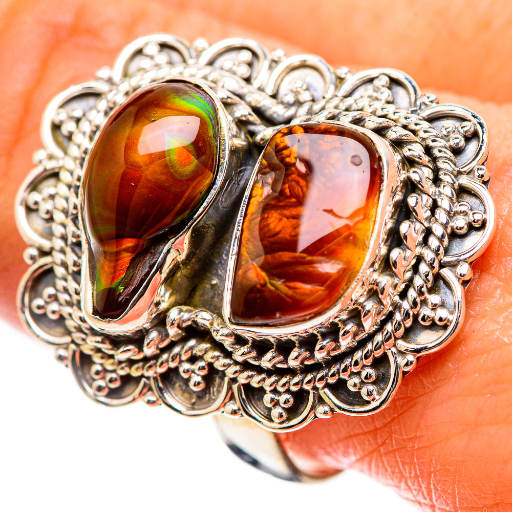 Mexican Fire Agate Ring Size 9.75 (925 Sterling Silver) RING135457