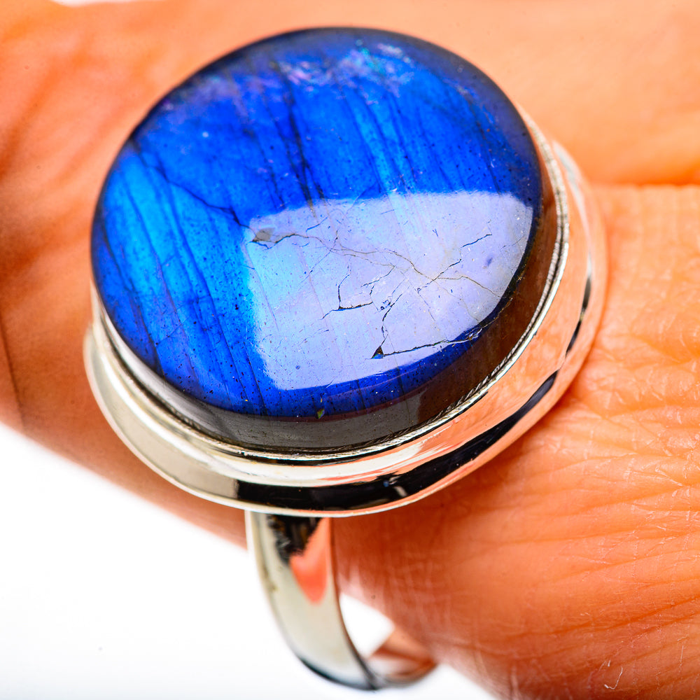 Large Labradorite Ring Size 11.5 (925 Sterling Silver) RING134748