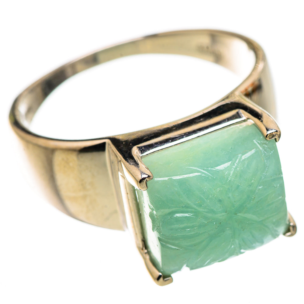 Natural Aquamarine Ring Size 10.75 (925 Sterling Silver) RING135629