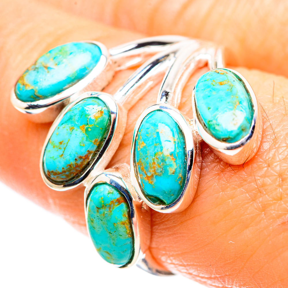 Chrysocolla 925 Sterling Silver Ring Size 8.25 (925 Sterling Silver) RING137515