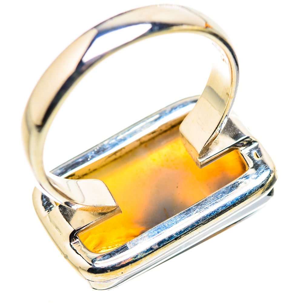 Scenic Dendritic Agate Ring Size 7.5 (925 Sterling Silver) RING134662