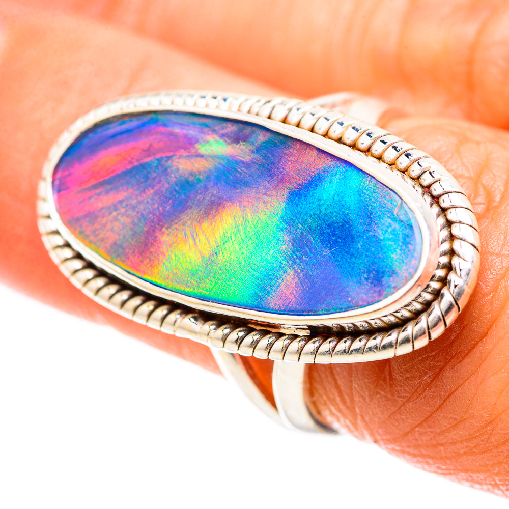 Aura Opal Ring Size 6.5 (925 Sterling Silver) RING135495