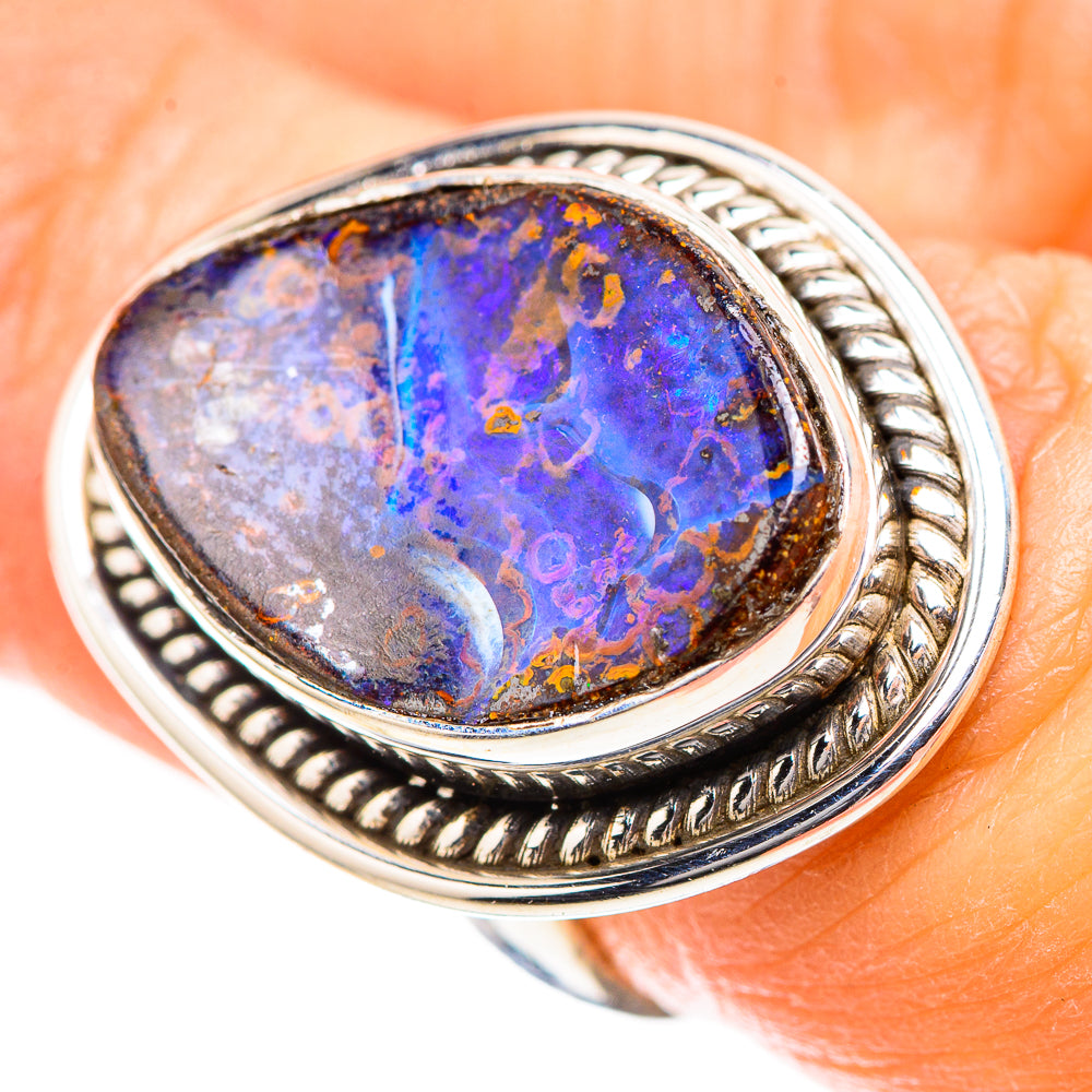 Boulder Opal Ring Size 5.5 (925 Sterling Silver) RING136697