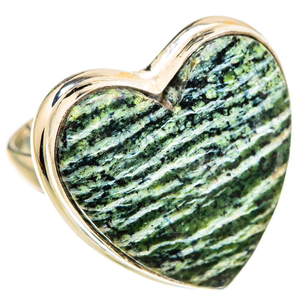 Large Green Swiss Opal Ring Size 8 (925 Sterling Silver) RING135554
