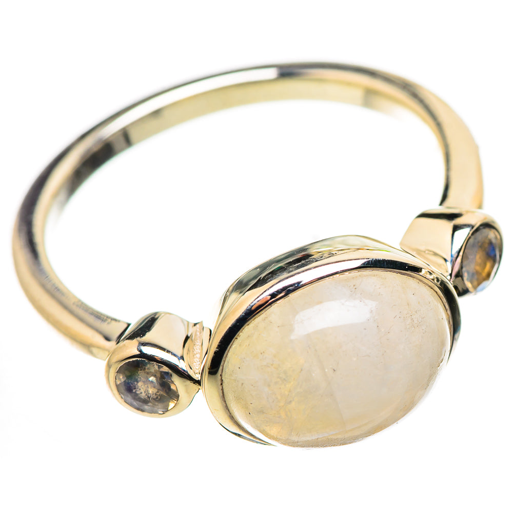 Rainbow Moonstone Ring Size 9 (925 Sterling Silver) RING134839