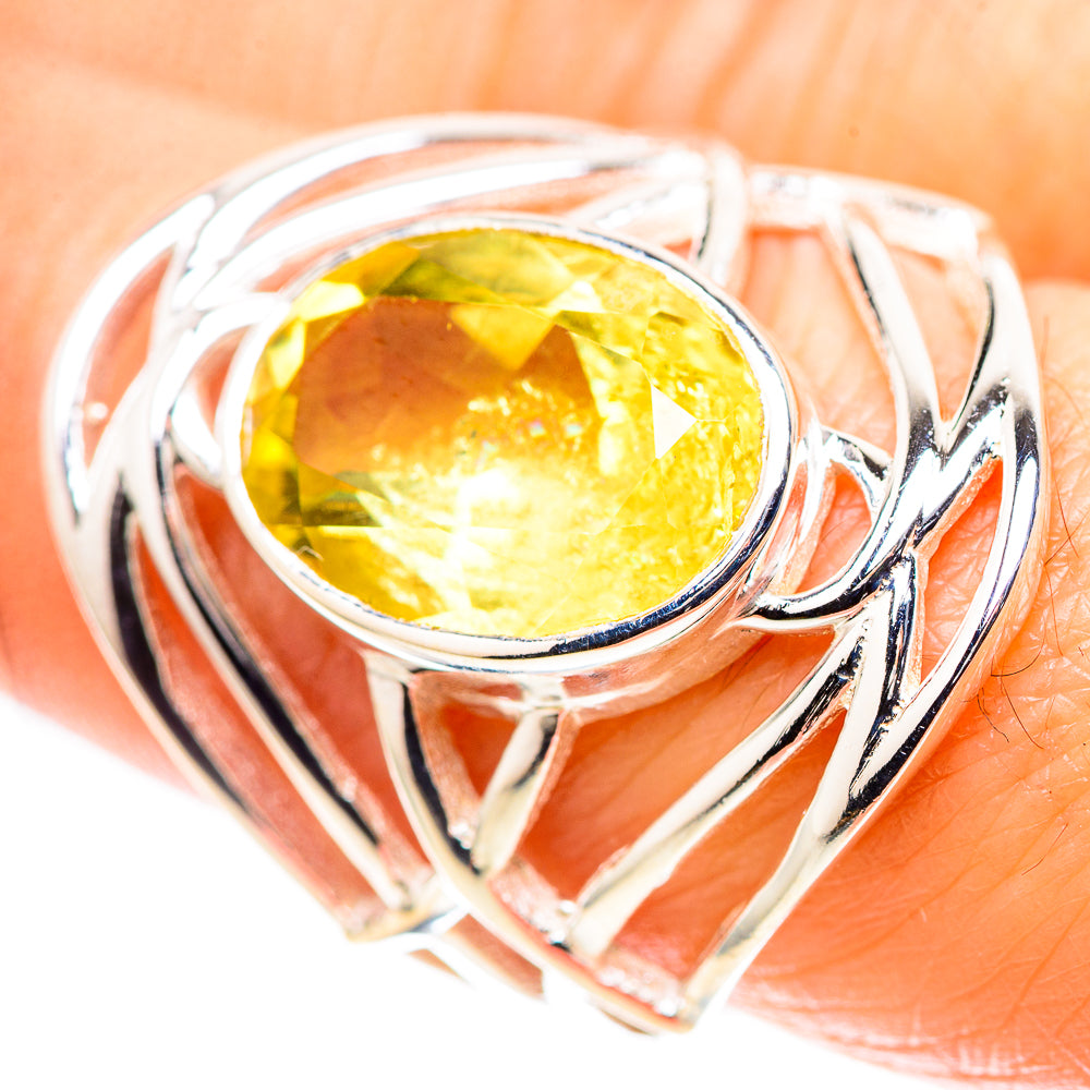 Faceted Citrine Ring Size 7 (925 Sterling Silver) RING136885