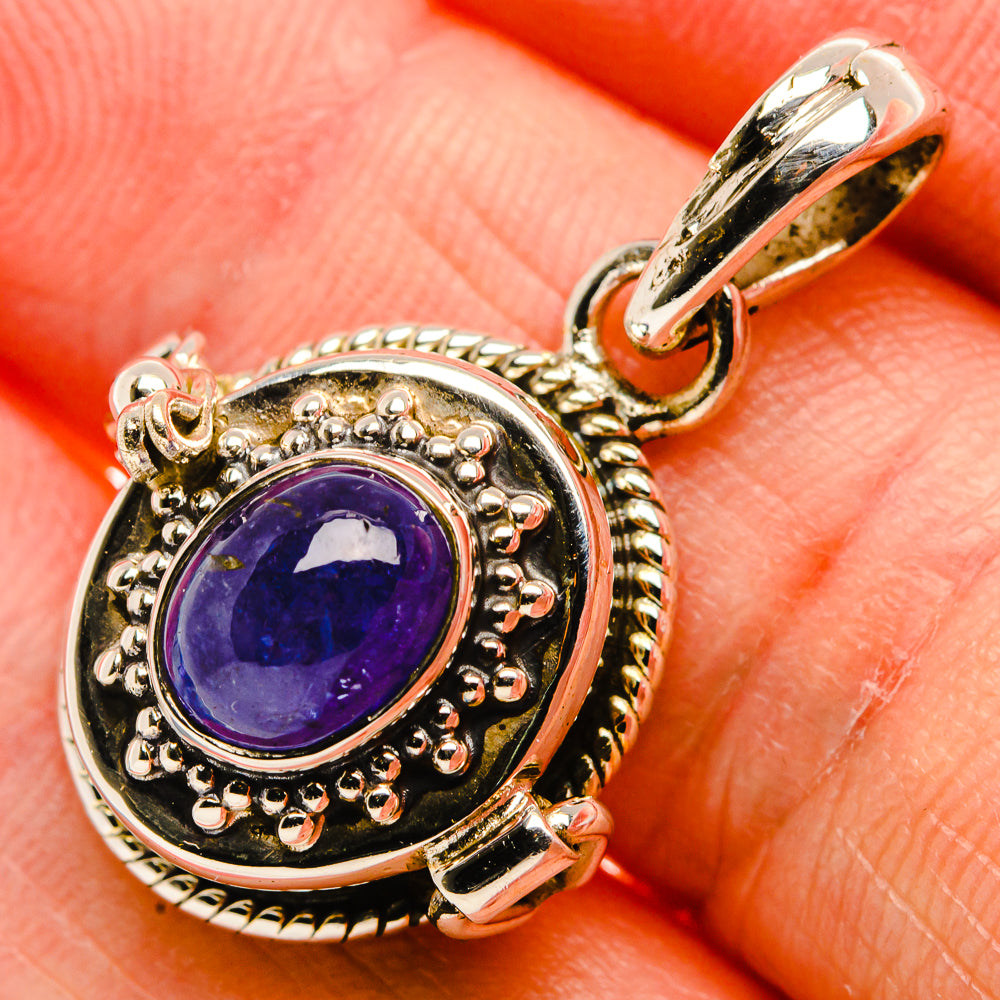 Poison Natural Tanzanite 925 Sterling Silver Pendant 1 1/8" (925 Sterling Silver) PD37666