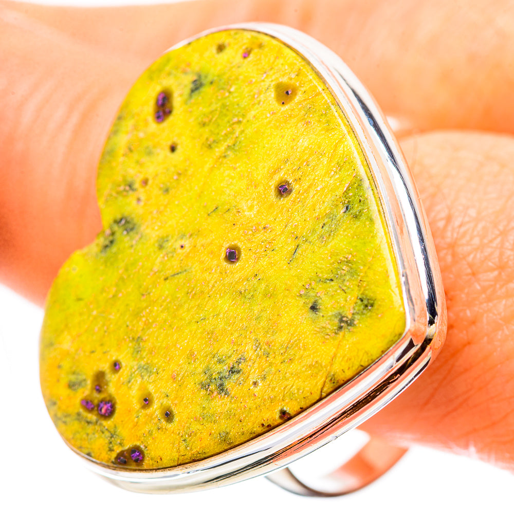 Huge Atlantisite Ring Size 12.75 (925 Sterling Silver) RING135577