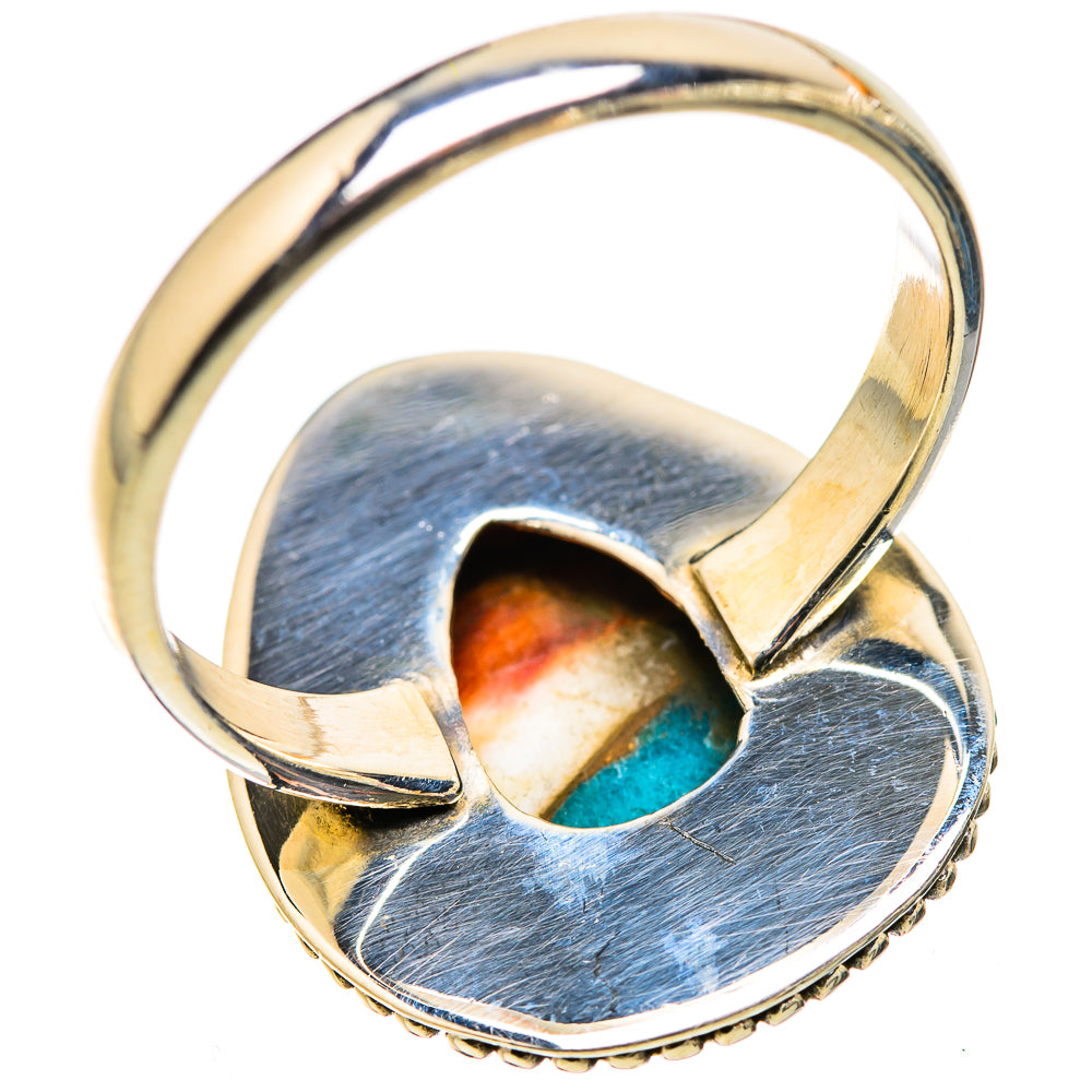 Spiny Oyster Turquoise Ring Size 10 (925 Sterling Silver) RING135646