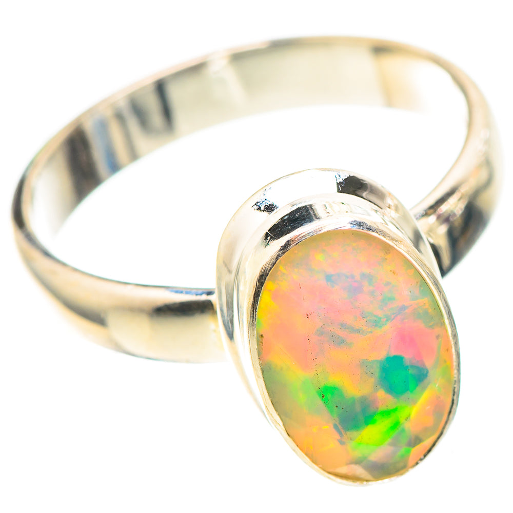 Ethiopian Opal Ring Size 7.5 (925 Sterling Silver) RING136908