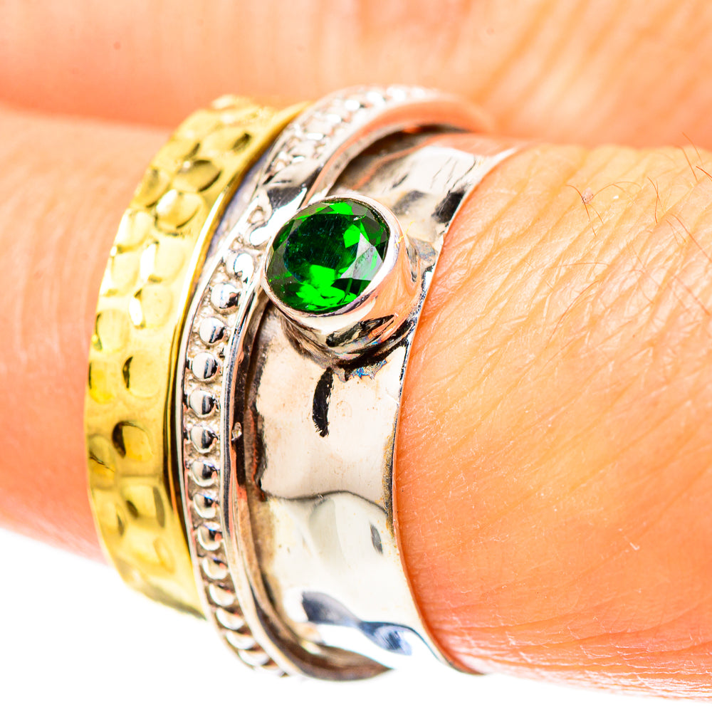 Zambian Emerald Ring Size 7.5 (925 Sterling Silver) RING136735