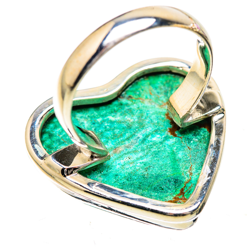 Large Chrysocolla Ring Size 8 (925 Sterling Silver) RING135904