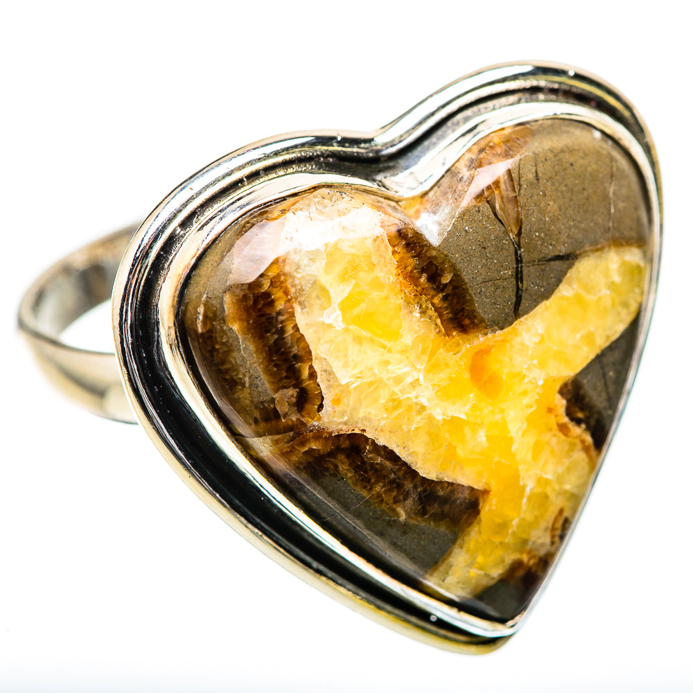 Large Septarian Nodule Ring Size 12.75 (925 Sterling Silver) RING135985