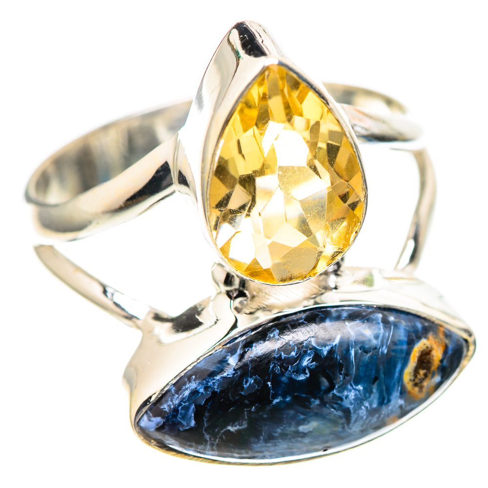 Pietersite, Citrine Ring Size 9.75 (925 Sterling Silver) RING136222