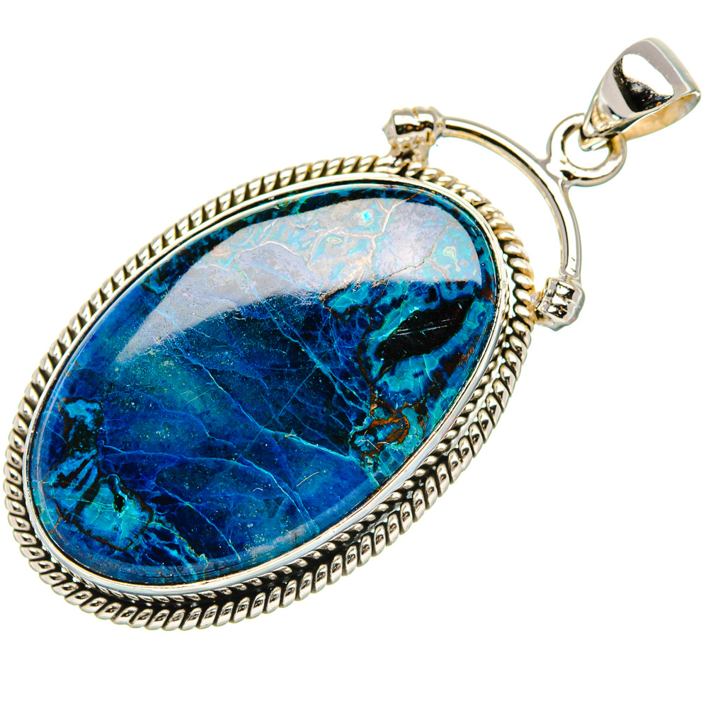 Shattuckite Pendant 2"  (925 Sterling Silver) PD37246