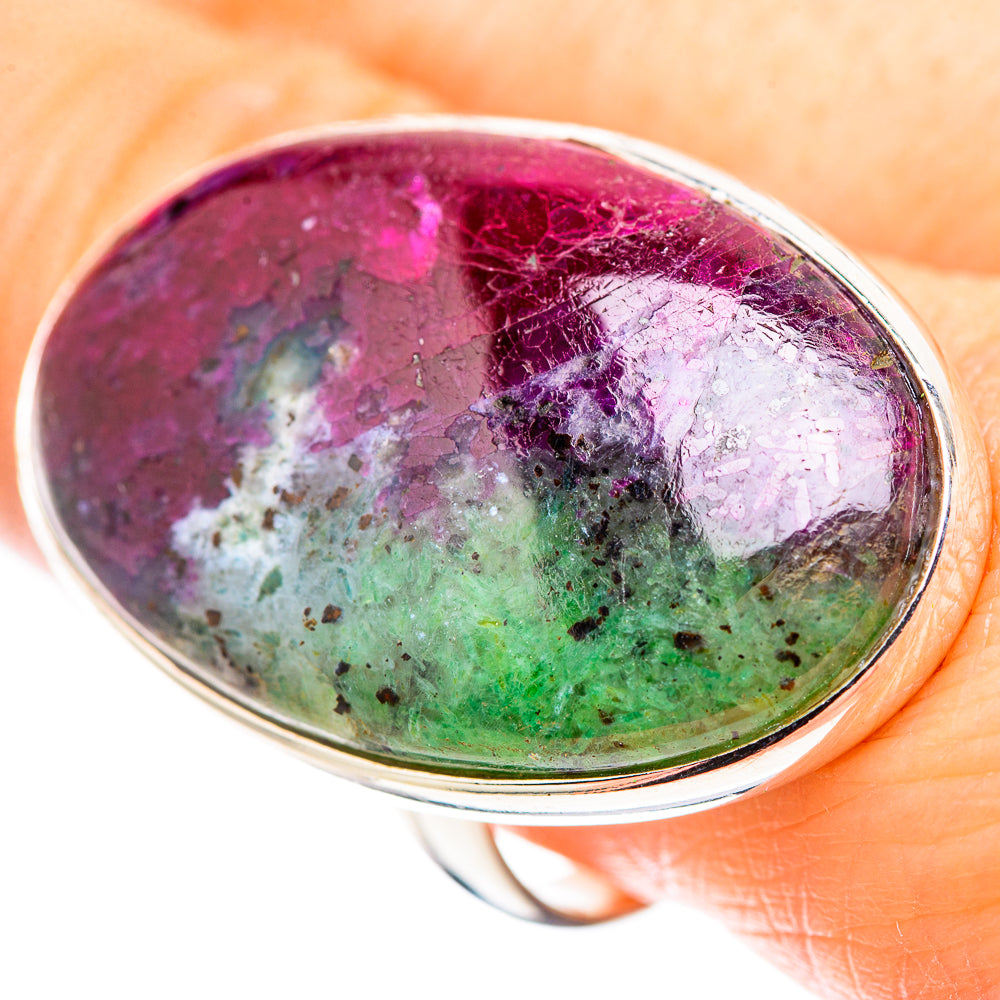 Large Ruby Zoisite Ring Size 9.5 (925 Sterling Silver) RING136961