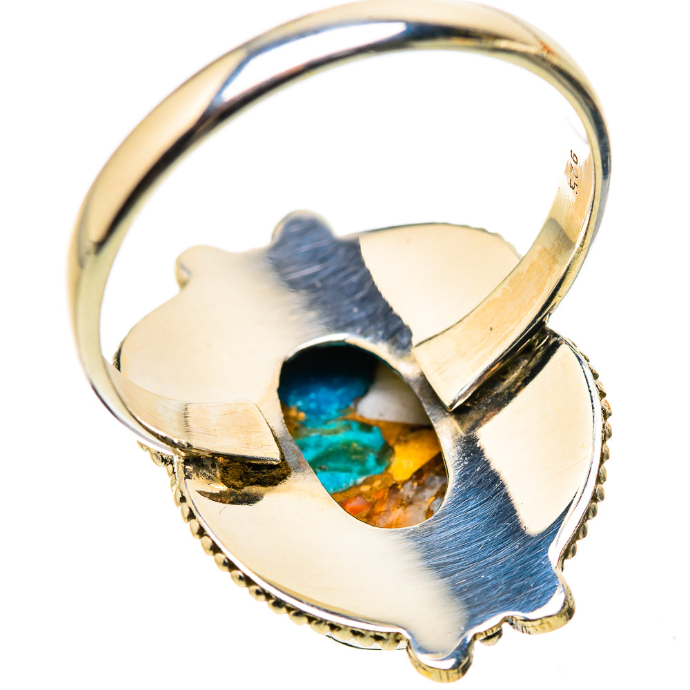 Spiny Oyster Turquoise Ring Size 13 (925 Sterling Silver) RING134823