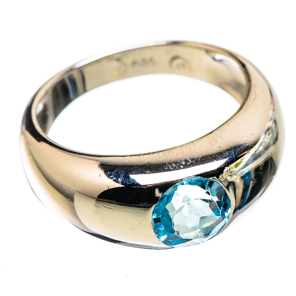Blue Topaz Ring Size 6.5 (925 Sterling Silver) RING136051