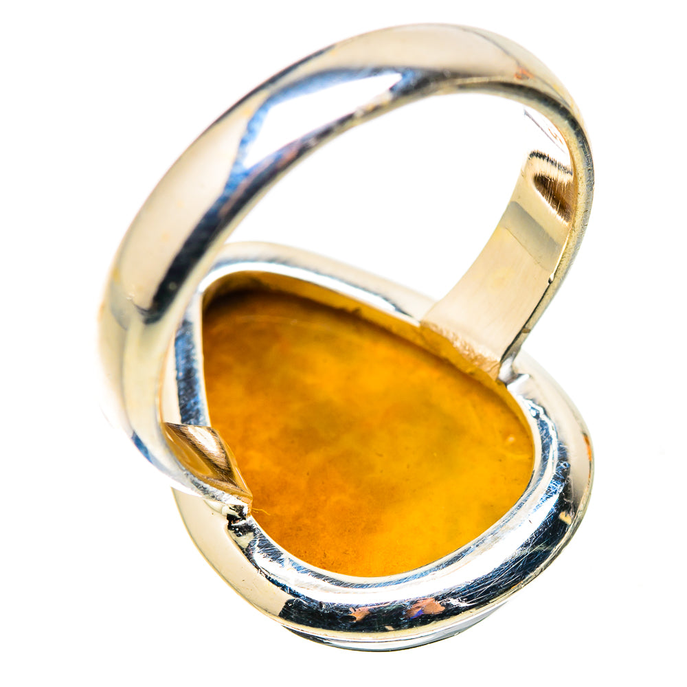 Scenic Dendritic Agate Ring Size 7.25 (925 Sterling Silver) RING134811