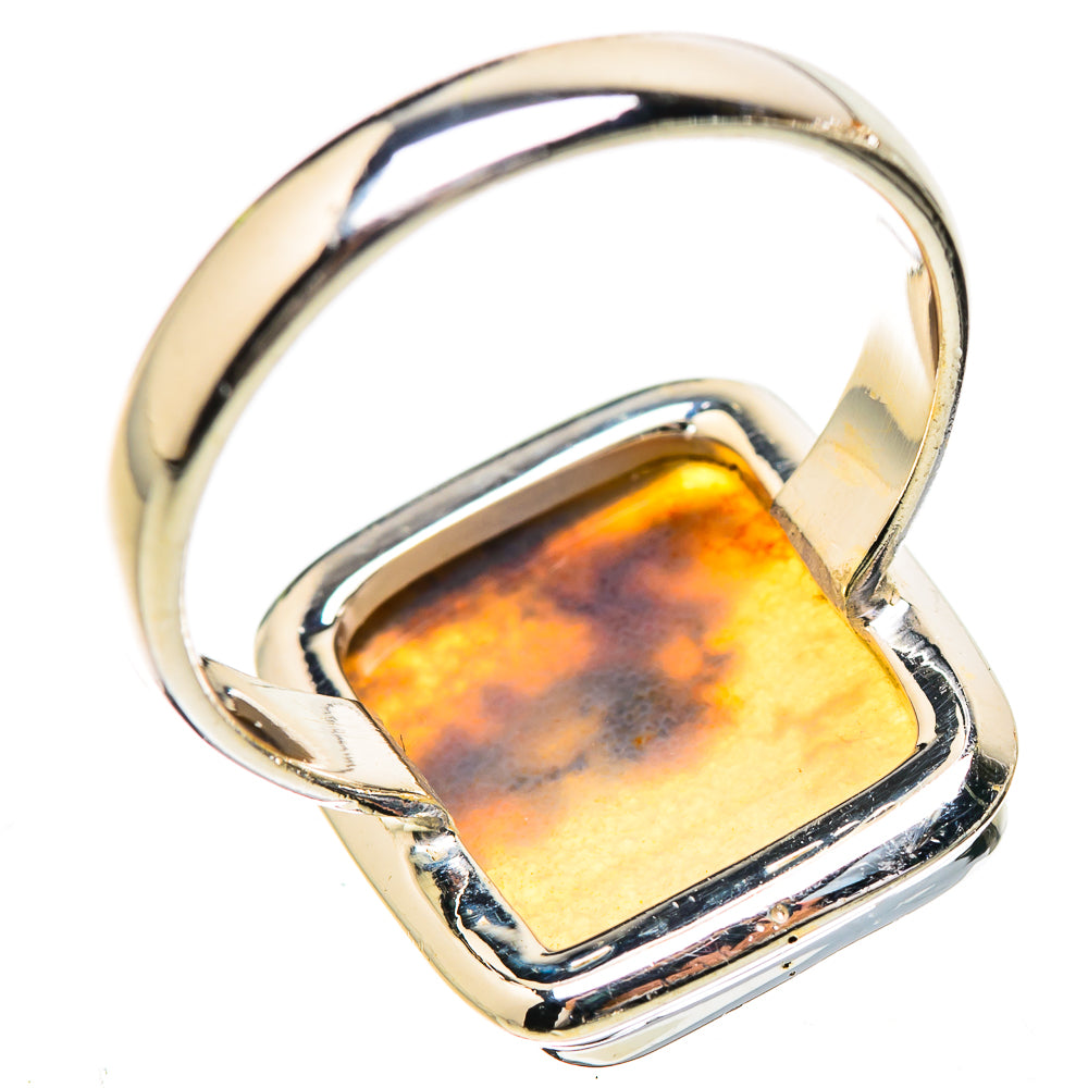 Scenic Dendritic Agate Ring Size 9 (925 Sterling Silver) RING135218