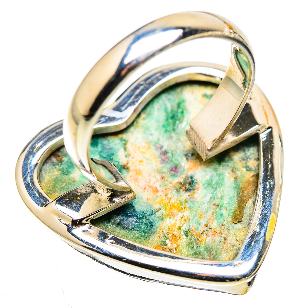 Large Ruby Fuchsite Ring Size 7 (925 Sterling Silver) RING135731