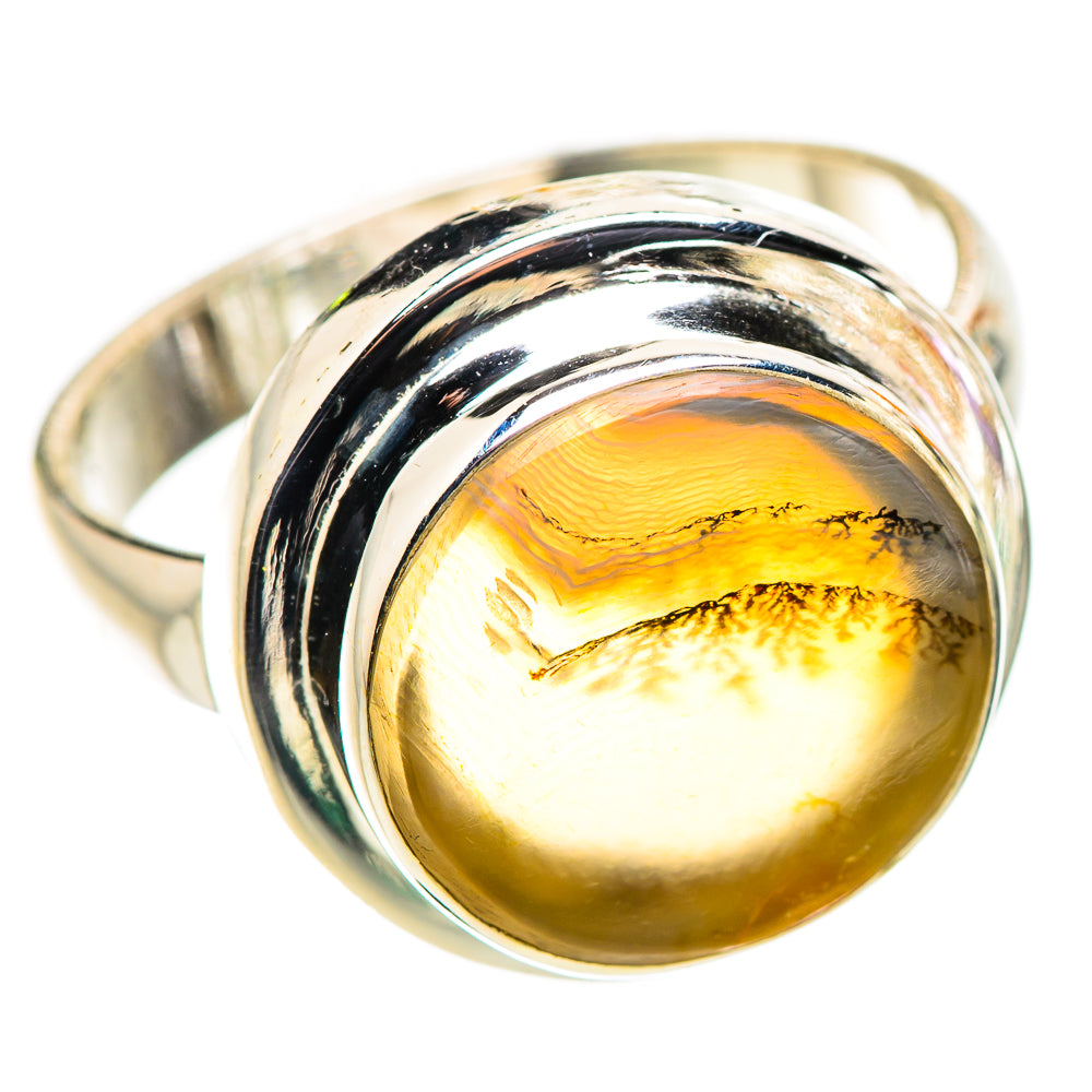 Scenic Dendritic Agate Ring Size 7 (925 Sterling Silver) RING135695