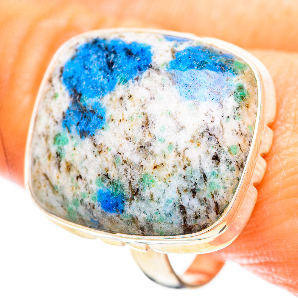 Large K2 Blue Azurite Ring Size 11.5 (925 Sterling Silver) RING136341