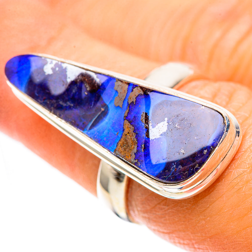 Boulder Opal 925 Sterling Silver Ring Size 6.5 (925 Sterling Silver) RING137717