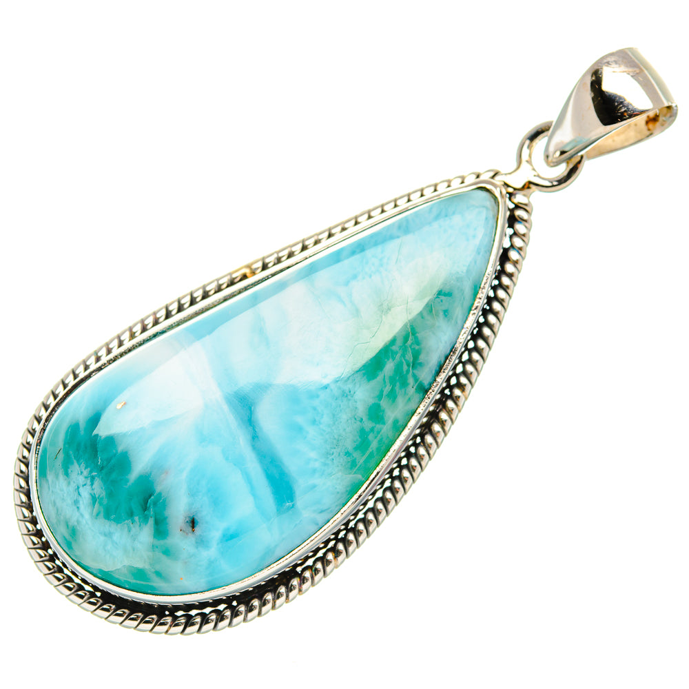 Larimar Pendant 2" (925 Sterling Silver) PD37547