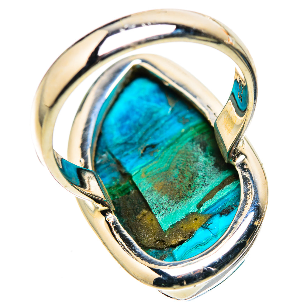 Malachite In Chrysocolla Ring Size 6.25 (925 Sterling Silver) RING136016