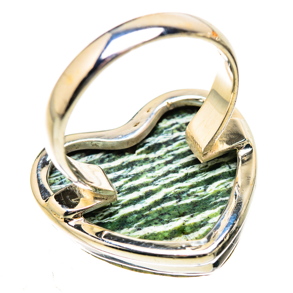 Large Green Swiss Opal Ring Size 8 (925 Sterling Silver) RING135554