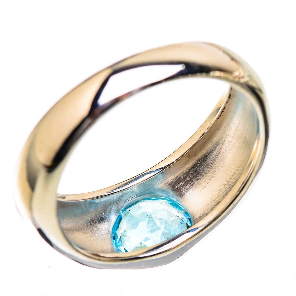 Blue Topaz Ring Size 7.75 (925 Sterling Silver) RING135845
