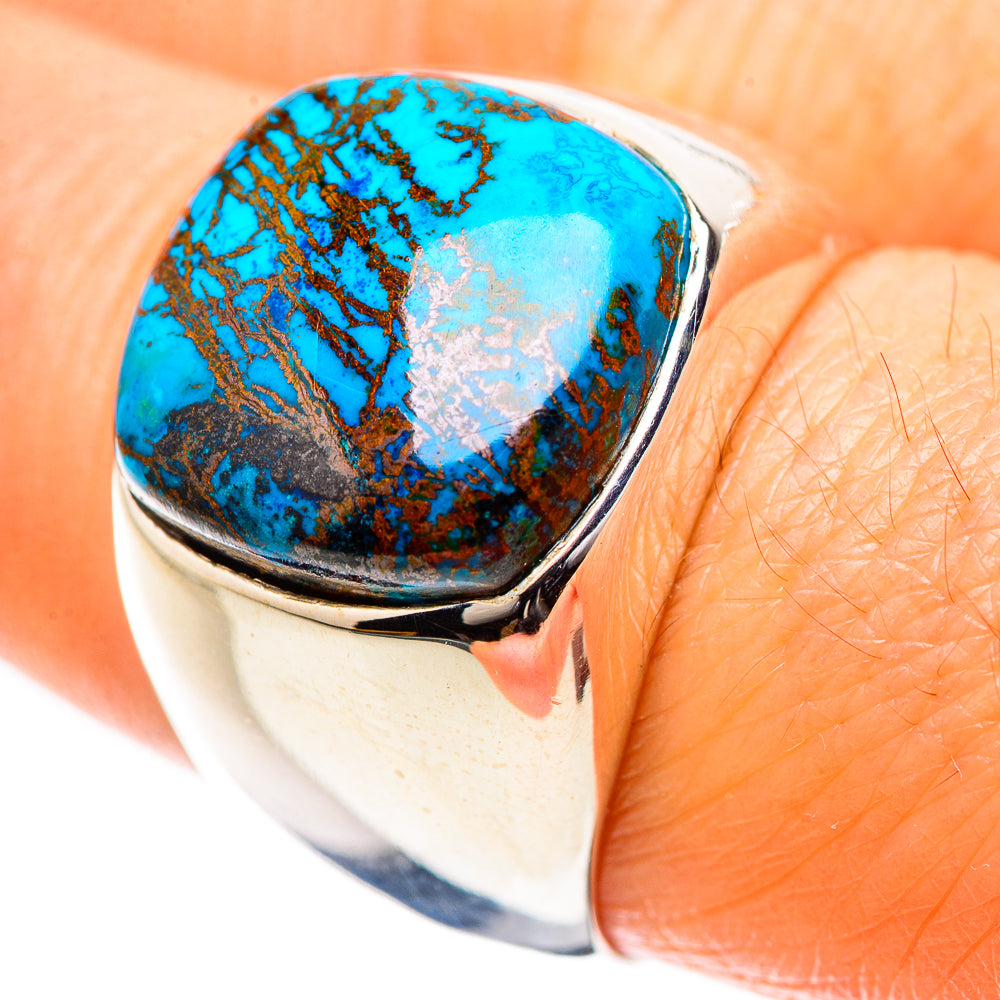 Shattuckite Ring Size 8 (925 Sterling Silver) RING135526