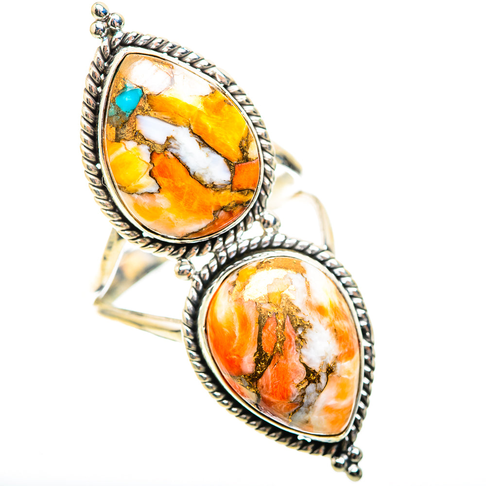 Large Spiny Oyster Turquoise Ring Size 10.75 (925 Sterling Silver) RING136348