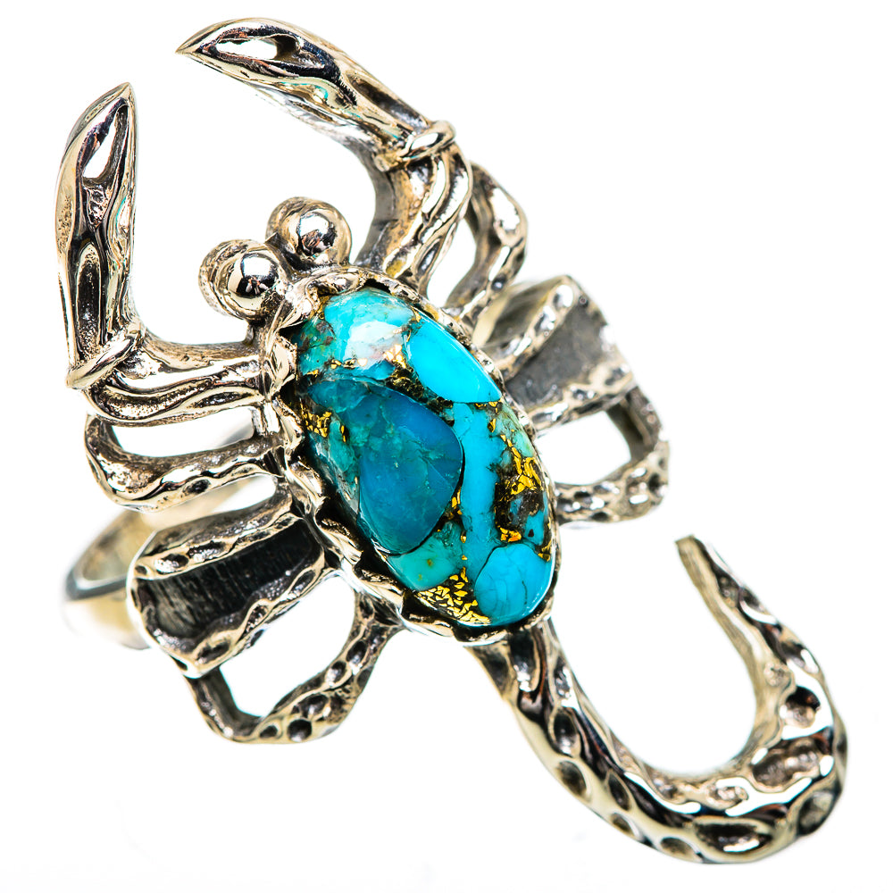 Kingman Mohave Turquoise Ring Size 7.25 (925 Sterling Silver) RING135875