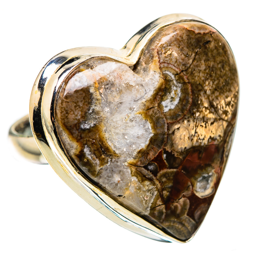 Large Mushroom Rhyolite Ring Size 8 (925 Sterling Silver) RING136203