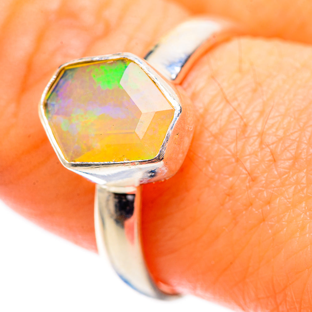 Ethiopian Opal Ring Size 9 (925 Sterling Silver) RING135890