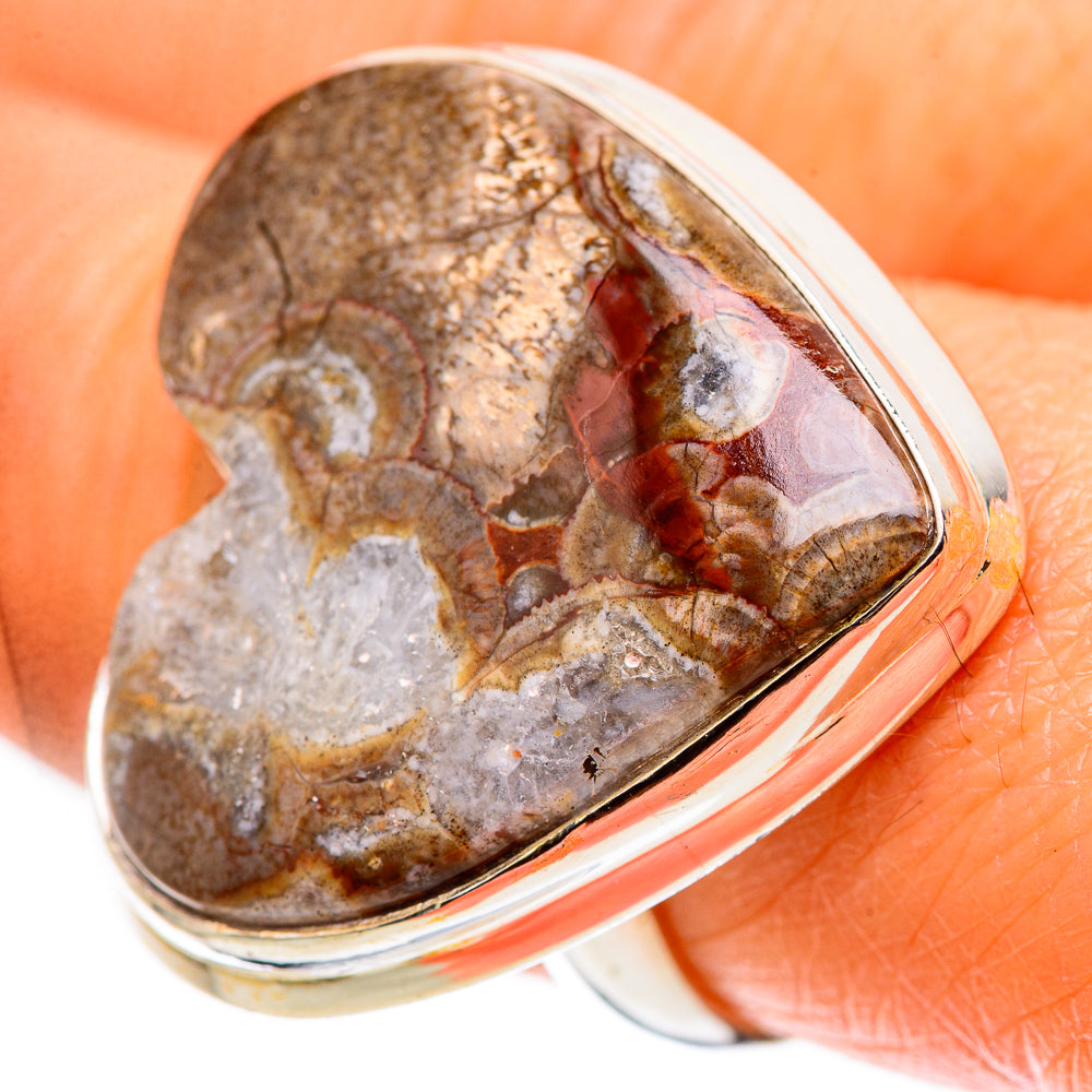 Large Mushroom Rhyolite Ring Size 8 (925 Sterling Silver) RING136203