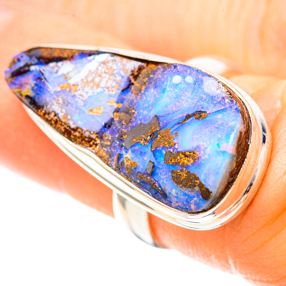 Boulder Opal 925 Sterling Silver Ring Size 5.5 (925 Sterling Silver) RING137232