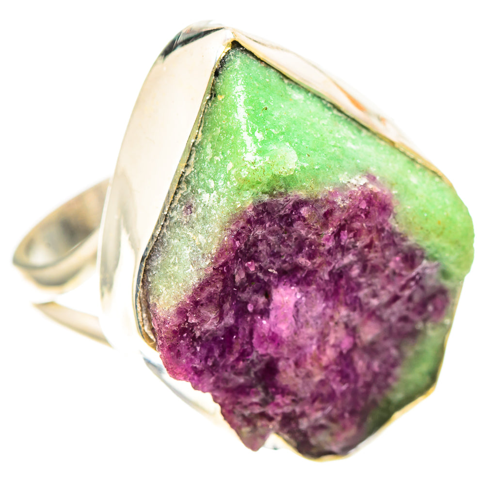Large Rough Ruby Zoisite 925 Sterling Silver Ring Size 10 (925 Sterling Silver) RING137559