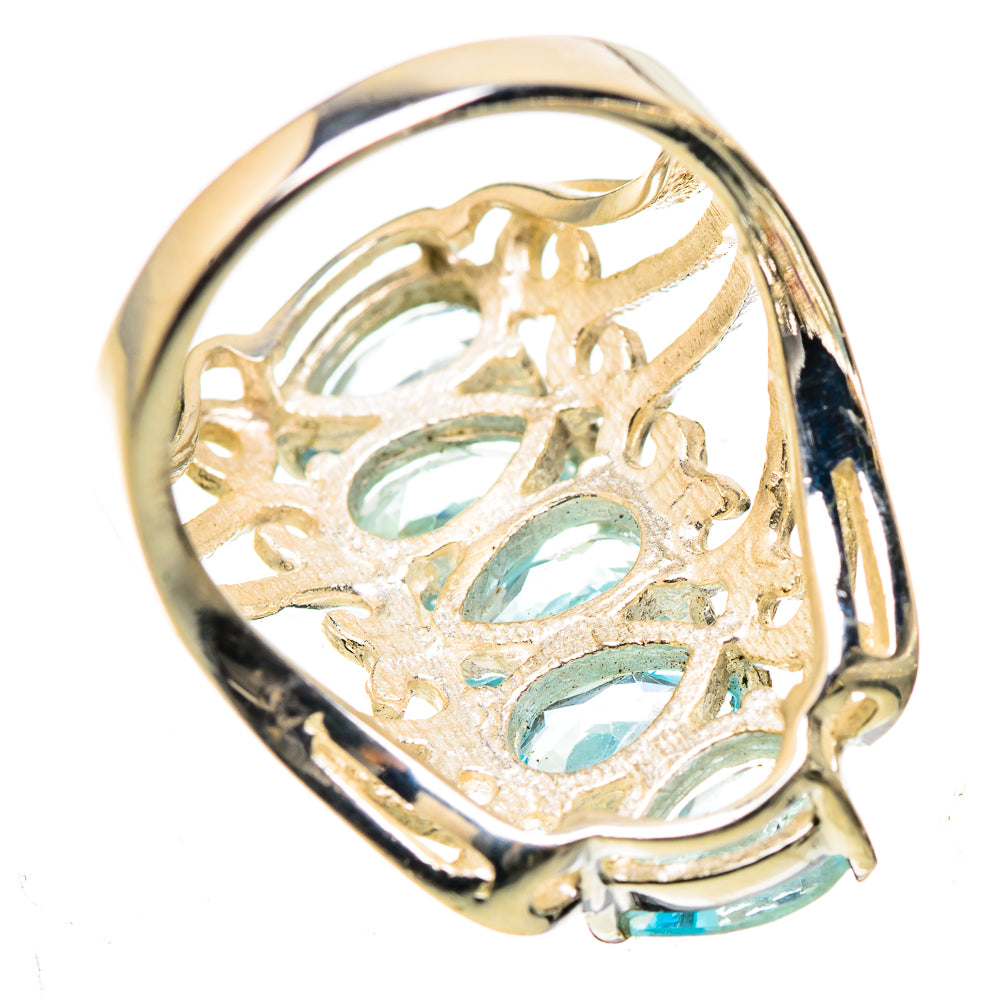 Blue Topaz Ring Size 6 (925 Sterling Silver) RING135452