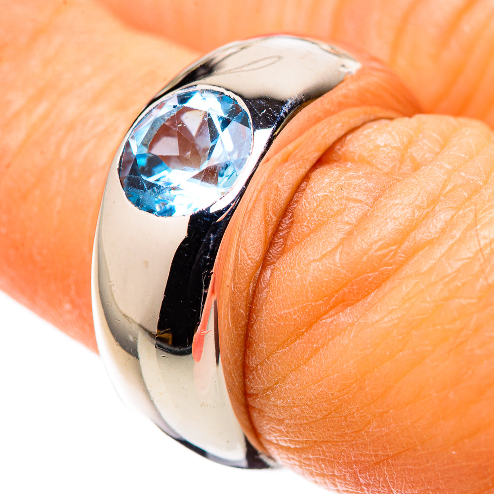 Blue Topaz Ring Size 6.5 (925 Sterling Silver) RING136042
