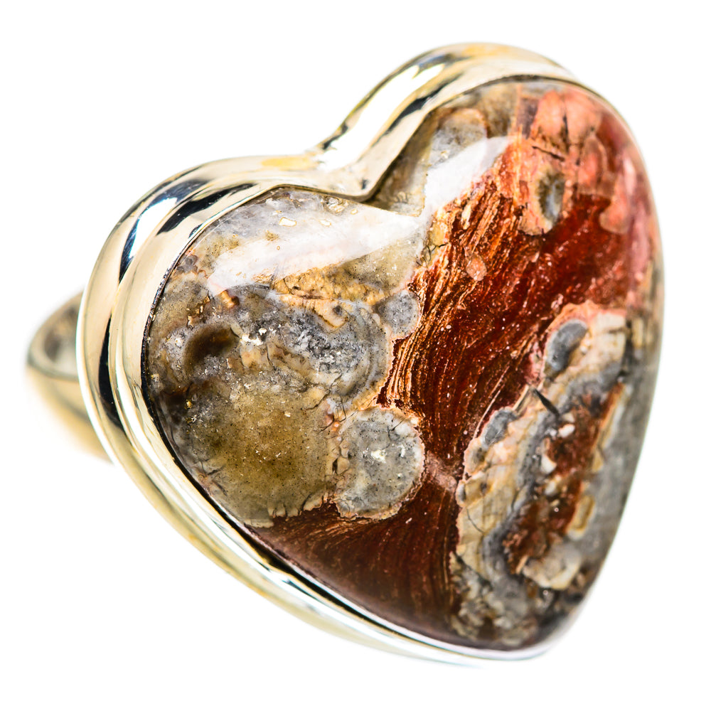 Large Mushroom Rhyolite Ring Size 6 (925 Sterling Silver) RING136115